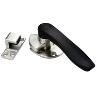 Poignée de porte de four en acier inoxydable au design industriel moderne avec loquet de compression en alliage de zinc pour armoire de chambre froide/congélateur