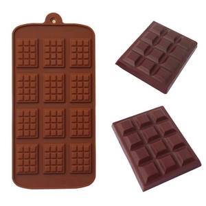 Silicone No. 12 Mold for Chocolate, Gummy Candy, Pastry, Candy Bar, Cake Decoration, Soap, <b>Baking</b> <b>Accessories</b> - Product Image 1