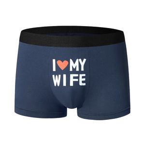 Calzoncillos bóxer de secado rápido cómodos y transpirables para hombre, <span class=keywords><strong>ropa</strong></span> <span class=keywords><strong>interior</strong></span> romántica de diseño exclusivo, MOQ pequeño de fábrica china, MOQ - Product Image 6