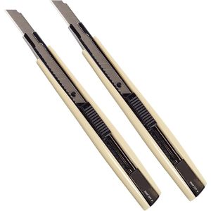 Cuchillo Multiusos Ahchay de 9 mm con Hoja Retráctil de 60 Grados, Cortador de Papel Crepé y Papel Tapiz - Product Image 1