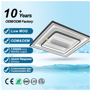 Quạt trần đèn tích hợp bán buôn, kiểu dáng hiện đại, không cánh, không nhìn thấy được, có điều khiển từ xa, dùng trong nhà - Product Image 1