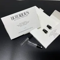 Coffret de découverte de parfum personnalisé 4 pièces 5 pièces 7 pièces Testeur d'échantillon Flacon de 2ml Livret Boîte en papier avec insert