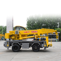 Mini-grue de camion 4x4 personnalisée, 6 tonnes, hauteur de levage 25m, haute efficacité, en promotion en Chine