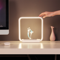 Lampe de nuit LED décorative personnalisée en gros IMYCOO pour la décoration de la maison, chargeur sans fil portable, capteur de table, lampe de nuit pour la chambre à coucher