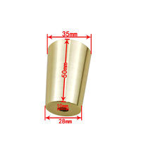 Protecteur de tube de jambe de meubles en laiton moderne pieds de table capuchons de base couvre-jambes d'armoire pour table à manger pour salon