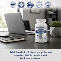 Approvisionnement en gros : Capsule liposomale de urolithine A pure à 98 %, marque privée, activation de la mitophagie, santé cellulaire, OEM
