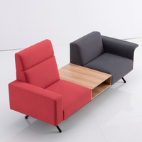 Ensemble de canapé de bureau, salon, Design moderne, bureau avec table, meubles de qualité commerciale, canapé de bureau pour espace Public