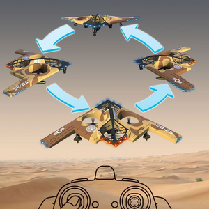 EO-26 máy bay NÉM BOM Máy bay chiến đấu 2.4GHz 6CH 6 trục con quay bốn cánh quạt RC máy bay warbird tàu lượn bọt Máy bay mô hình đồ chơi - Product Image 4