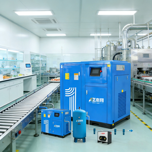 เครื่องฉีดน้ำมันหล่อลื่นแบบไร้น้ำมัน 22kW PM VSD พร้อมระบบหล่อลื่นแบบสกรูเสียงเบา พร้อมบริการแบบครบวงจร เกี่ยวกับสินค้านี้ ใช้เทคโนโลยีรุ่นที่ห้า - Product Image 3