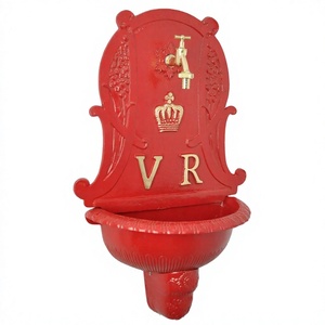 น้ำพุติดผนัง VR สุดหรู อุปกรณ์จัดงานสวน น้ำพุเหล็กหล่อตกแต่ง งานฝีมือ ดีไซน์สวยงาม ของตกแต่งภายนอก สไตล์บ้านไร่ - Product Image 1