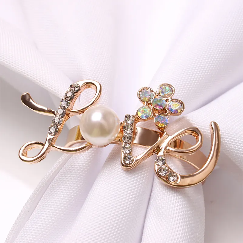 Свадебное жемчужное кольцо для салфеток, низкий минимальный объем заказа, горячая распродажа