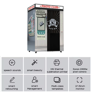 Yixile fabbrica nuovissimo Design Arcade diretto Photobooth di alta qualità Selfie Photobooth Vendingmachine Instant Photobooth - Product Image 5