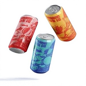 Custom Wholesale Durable Shrink <b>Labels</b> Printed Full Wrap Sleeve Packaging for Beverage Cans <b>Waterproof</b> & Eco-Friendly - Product Image 2