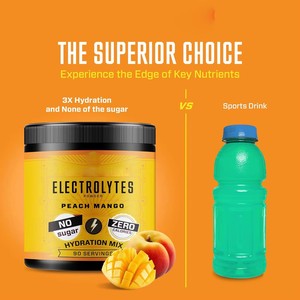 Poudre <span class=keywords><strong>de</strong></span> récupération électrolytique biologique pour adultes, marque privée OEM, enrichie en vitamine C, antioxydant, soutien immunitaire, mélange pour boisson - Product Image 4