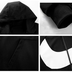 कस्टम लोगो पुरुषों के आकस्मिक पहनने के सूट हल्के 2 टुकड़े ट्रैकसूट एथलेटिक पहनने के लिए खेल - Product Image 3