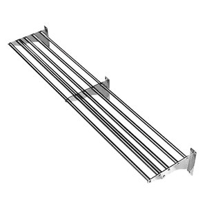 Kích thước tùy chỉnh Hai Lớp Gấp Thép không gỉ có thể tháo rời nhà bếp lưu trữ tường giá kệ/đơn Tier nhà bếp thương mại - Product Image 2