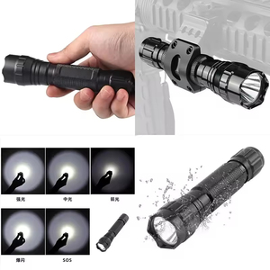 Linterna para exteriores, luz de búsqueda, recargable por USB, resistente al agua, juego de linternas colgantes multifunción, linterna de alto brillo - Product Image 3