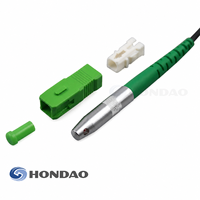 Câble pré-câblé SC/APC de longueur personnalisée, 3,0 mm, cordon de brassage fibre optique FTTH monomode simplex