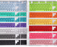 Hot Selling Mechanical Keyboard Keycaps HXSJ P9 104 Keys 13 Colors Optional Transparent Keycap With Key Puller Price