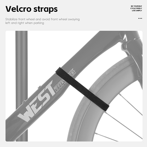 Support de vélo sur pied robuste et réglable WEST BIKING, gain de place, support multifonction pour réparation de vélos de route - Product Image 5