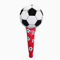 Sport-Themen Folienballons Glabos Fußball-Trophäe Fußballschuh Anfeuerungsstab Stirnband Fußballspiel Party-Zubehör Marke MIQI