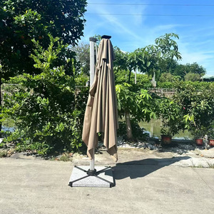 <span class=keywords><strong>Parasol</strong></span> d'extérieur <span class=keywords><strong>déporté</strong></span> de 3 m, robuste, avec protection solaire, vert foncé, grand <span class=keywords><strong>parasol</strong></span> cantilever <span class=keywords><strong>pour</strong></span> terrasse avec lumières <span class=keywords><strong>LED</strong></span> <span class=keywords><strong>pour</strong></span> la plage - Product Image 6