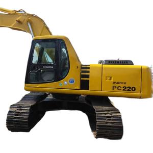 Construction mobile utilisée de la terre d'excellente condition d'excavatrice de chenille de KOMATSU PC220-6 essentielle. Boîte de vitesse; Pompe à moteur incluse - Product Image 1