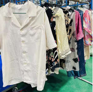 热卖高档二手夏季真丝睡衣高品质成人二手服装批发女装混包 - Product Image 4
