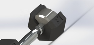 Équipement de fitness KG LBS personnalisé 5lb-100lb haltères hexagonaux en fonte revêtus de caoutchouc noir pour la musculation des bras - Product Image 6