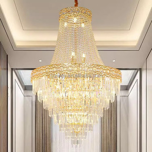 JYLighting Luxury Large LED <strong>Chandelier</strong> Contemporary Magnificent <strong>Crystal</strong> Restaurant Home Warm White Home Restaurant Contemporary - Product Image 3