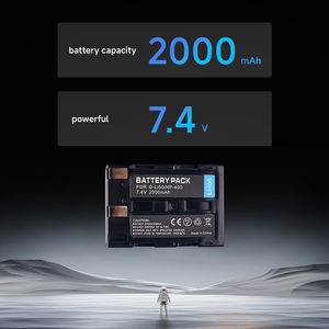 ペンタックス K10D K20D デジタル一眼レフカメラアクセサリー耐久性のある充電式リチウム電池 D-Li50 7.4V 交換用ポータブルバッテリーパック - Product Image 4