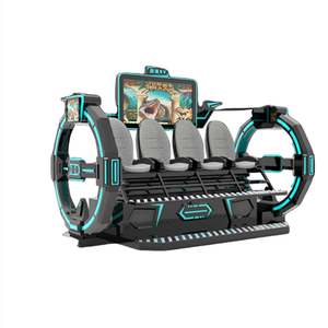 4-Seat 9D VR Gaming <span class=keywords><strong>Simulator</strong></span> Machine de réalité virtuelle extérieure pour enfants Métal Aluminium <span class=keywords><strong>PC</strong></span>/Plastique Adventure Parks Public - Product Image 2