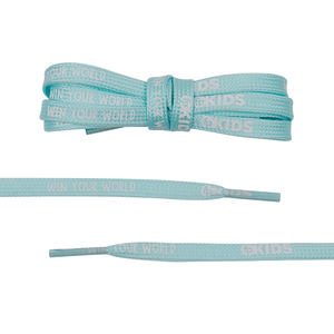 AF <span class=keywords><strong>Air</strong></span>-<span class=keywords><strong>Force</strong></span> Texte personnalisé Impression plate Glow Dark Sneakers Lacets de chaussures 100 CM Longueur Polyester Plat Jor-dans - Product Image 4