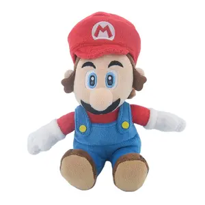 Toptan nokta süper Mario karakter peluş şekil oyuncaklar Mario dolması hayvan oyuncaklar çocuk yatak odası aksesuarları