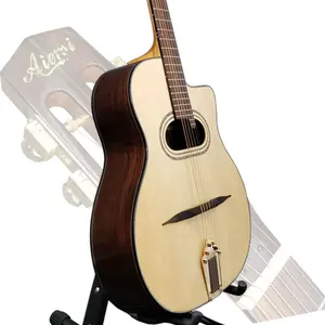 Aiersi Handmade Bóng Rắn Cedar Top Tùy Chỉnh Gypsy Guitar Cổ Điển Jazz Phong Cách Acoustic Guitar Nhạc Cụ Dây