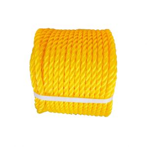 Cordon enroulé en PP jaune de 8 mm de diamètre, longueur de bobine 50 m/100 m, pour supermarché, fourni par l'usine, personnalisable - Product Image 2