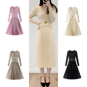 <span class=keywords><strong>Vestidos</strong></span> Modestos al por Mayor <span class=keywords><strong>para</strong></span> Mujer, Vestido Casual Holgado Plisado Miyake <span class=keywords><strong>de</strong></span> Alta Calidad, Color Rosa Sólido, Talla Única, Ropa <span class=keywords><strong>para</strong></span> <span class=keywords><strong>Fiesta</strong></span>, OEM ODM - Product Image 5