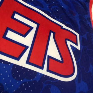 Camiseta de Moda Solta de Alta Qualidade Bapess, Respirável, Estilo Streetwear com Impressão de Letras em Camuflagem, Roupa de Basquete para Adultos - Product Image 5