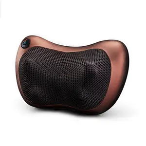 Travesseiro massageador shiatsu portátil, travesseiro barato inteligente para dor no pescoço e no ombro, com calor