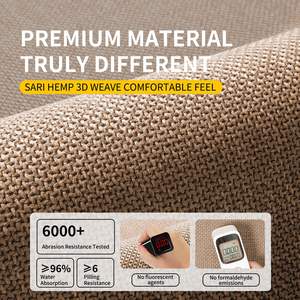 Alfombra Geométrica Sally para Entrada, Rectangular, Antideslizante, de Fibra de Poliéster, Resistente a las Manchas, para Recibidor - Product Image 5