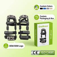 Attelle orthopédique articulée réglable pour genou, immobilisateur de jambe pour récupération post-opératoire des ligaments (ACL/MCL) et des fractures, OEM CE ISO13485