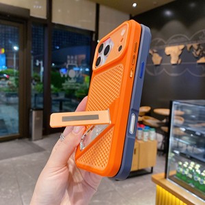 เคสกันกระแทกและป้องกันรอยนิ้วมือ พร้อมขาตั้งแบบซ่อน ดีไซน์หรูหรา ระบายความร้อนได้ดี สำหรับ iPhone 18 17 16 15 14 13 Pro Max - Product Image 2