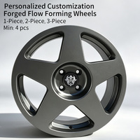 Jantes FLowtone Te37 5x114.3/100/112 4x100 17 pouces 17x8 5 branches en alliage oz Racing pour Hyundai Ford MINI Nissan