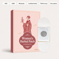 Fournisseur de choix : Patchs aux herbes pour femmes (3 pièces) – Formule naturelle certifiée ISO, apaisante et confortable, usage externe, marque privée OEM