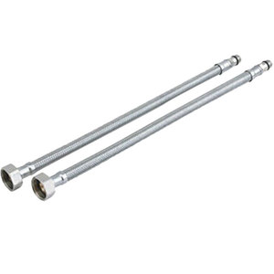 Manguera de Suministro de Agua Trenzada de Acero Inoxidable, Paso a Paso, M10 M8 1/4 Pulgadas de Diámetro Interior, Manguera Flexible para Plomería - Product Image 2