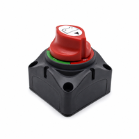 Interrupteur de déconnexion de batterie 12V 24V 48V rotatif robuste, coupe-circuit principal 300A avec marche/arrêt pour bateau, camping-car, camion, marine
