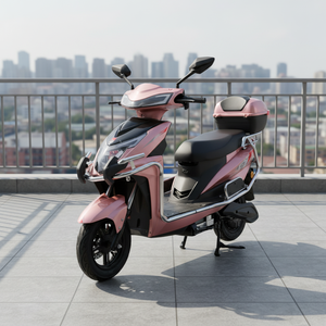 Motocicleta Eléctrica de Alto Rendimiento de 72V 30AH 1200W para Adultos, con Doble Suspensión y Motor de Plomo-Ácido - Product Image 1
