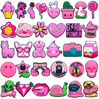 Set de Dijes para Zapatos OEM&ODM, Diseño Personalizado con Logotipo, Venta al por Mayor, Dijes de PVC 2D de Dibujos Animados, Accesorios Decorativos Lindos para la Parte Superior de Zapatos para Niños