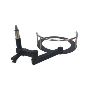 Base Multifuncional Ajustable de Acero Inoxidable para Silla de Barbería Moderna - Product Image 4