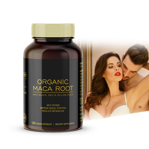 Cápsulas Veganas de Raiz de <span class=keywords><strong>Maca</strong></span> de Marca Privada para Gestão de Energia, 120 Cápsulas - Product Image 1
